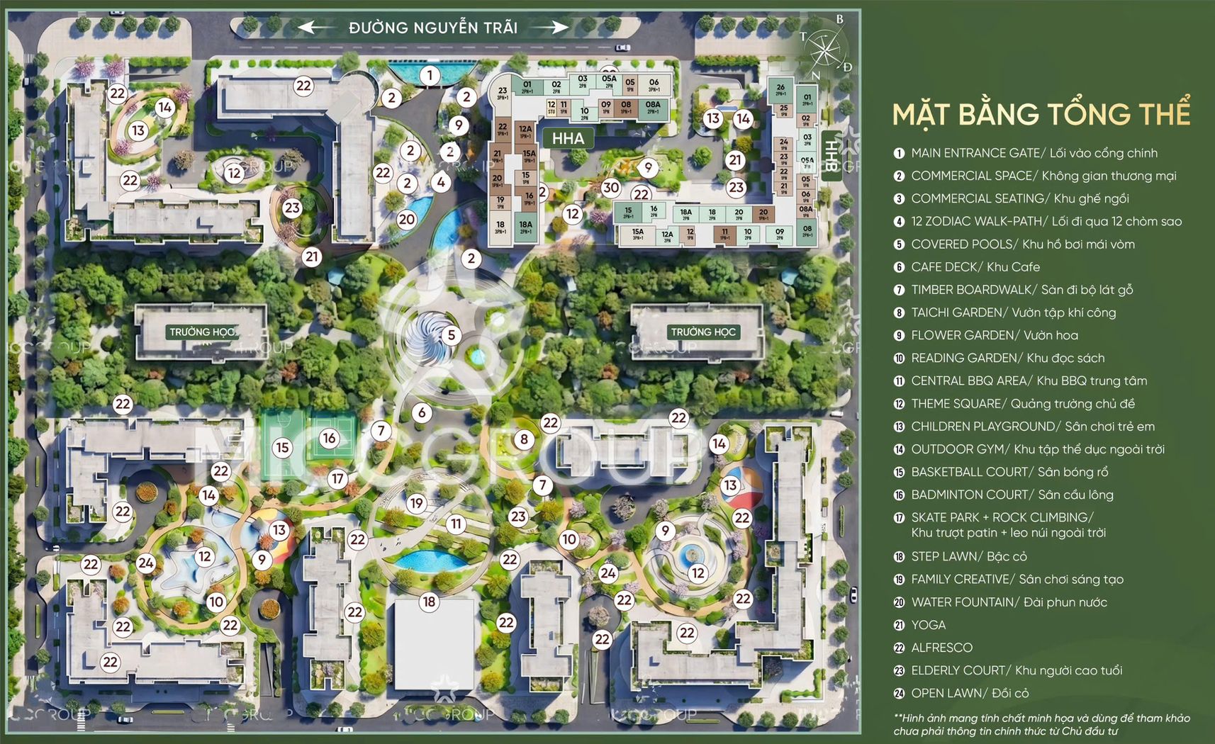 Mặt bằng tổng thể dự án