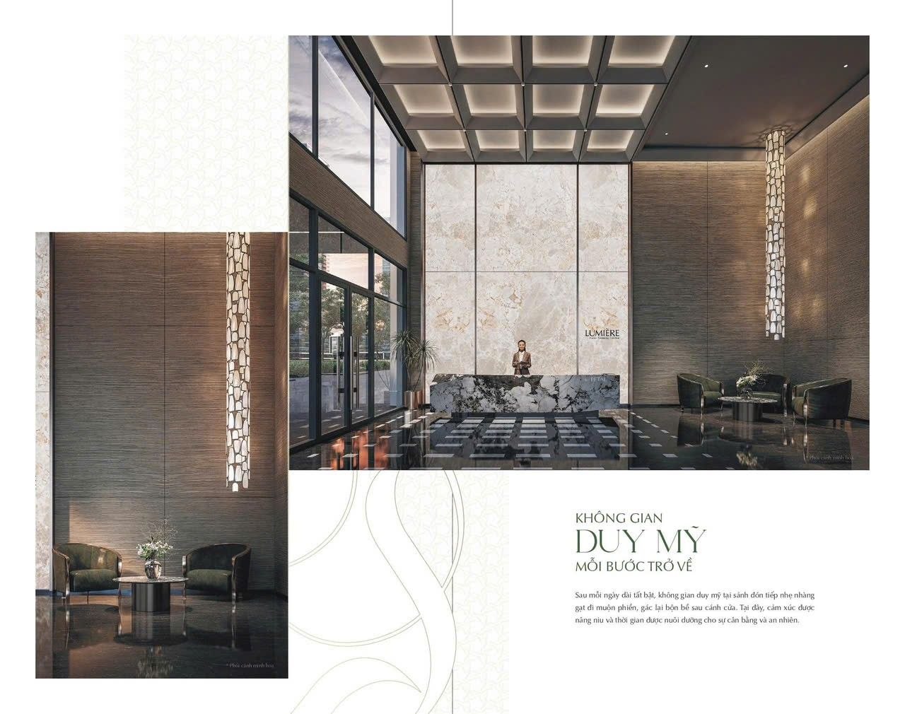 Sảnh đón phong cách duy mỹ