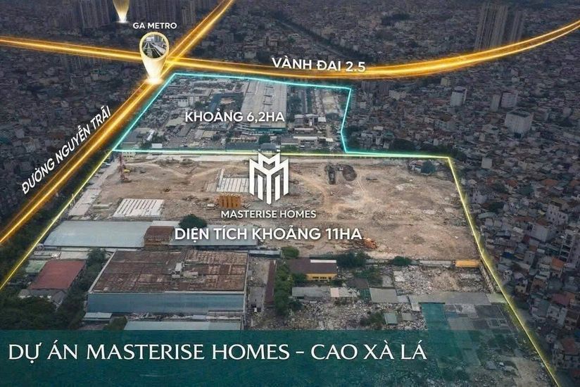 Vị trí dự án trên trục Nguyễn Trãi